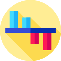 diagramme à bandes Icône