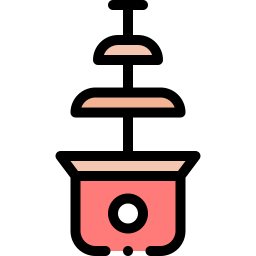 Chocolate fountain icon