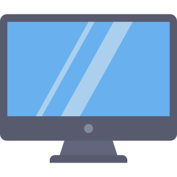 pantalla del monitor icono