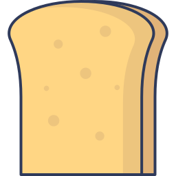 pão fatiado Ícone