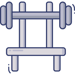máquina de gimnasio icono