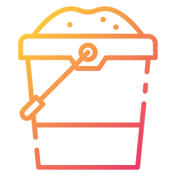 Sand bucket icon