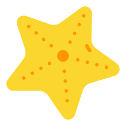 estrella de mar icono