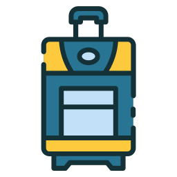 Travel bag icon