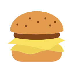 hamburguer de queijo Ícone