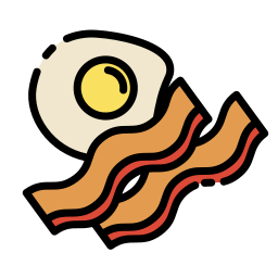 Œuf et bacon Icône