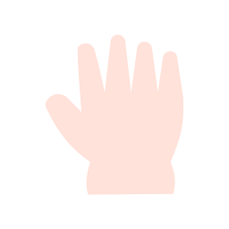 Child hand icon
