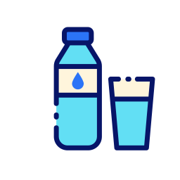 Drinking water icon