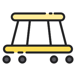 Baby walker icon