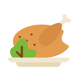 smażony kurczak ikona