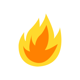 Пламя иконка
