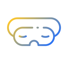 Sleeping mask icon