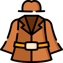 Trench coat icon