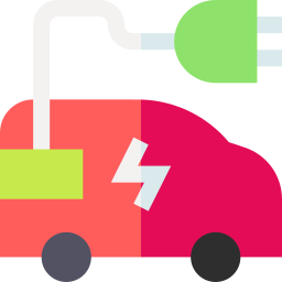 Electric car icon