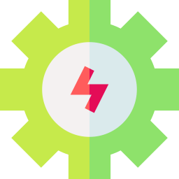 Electric gear icon