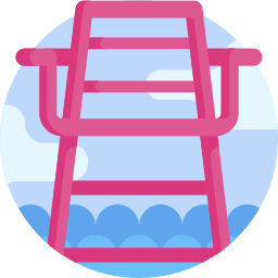 Lifeguard chair icon