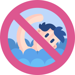 schwimmen verboten icon