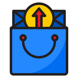 Shopping bag icon