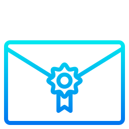 Mail stamp icon