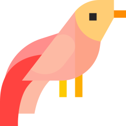 Bird of paradise icon