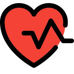 Heart beat icon