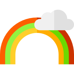 regenboog icoon