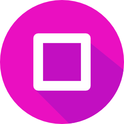 Square button icon
