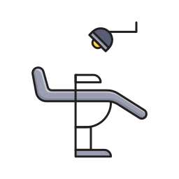 Dentist chair icon