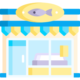 Fish shop icon