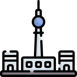 fernsehturm berlijn icoon