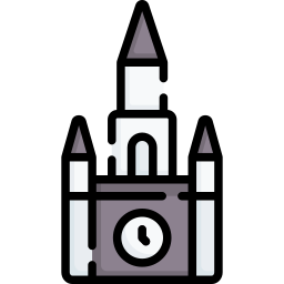 Clock tower icon