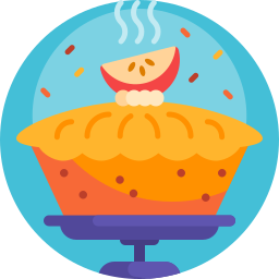 Apple pie icon