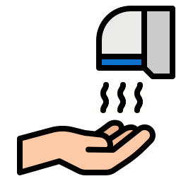 sèche mains Icône