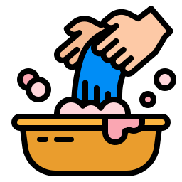 Washing clothes icon