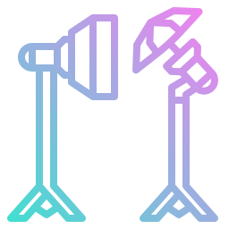 oświetlenie studyjne ikona