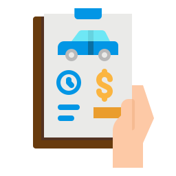 Car rental icon