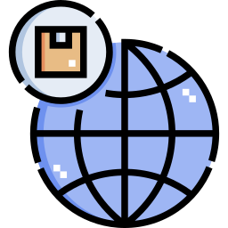 世界各地への配送 icon
