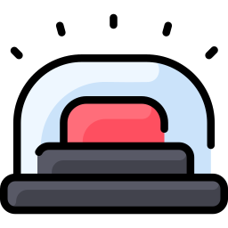 czerwony przycisk ikona