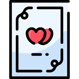 Marriage certificate icon