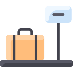 skala bagażowa ikona