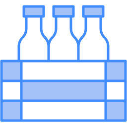 casier à bouteilles Icône