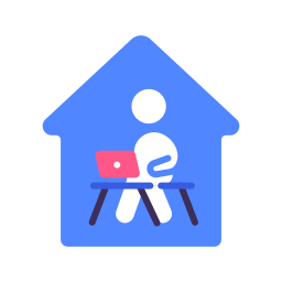 Work from home icon