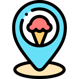 Ice cream shop icon