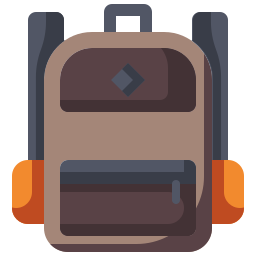 bolsa para la escuela icono