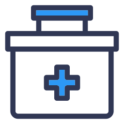 First aid kit icon