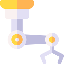 Robotic arm icon