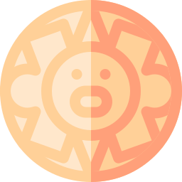 aztekischer kalender icon