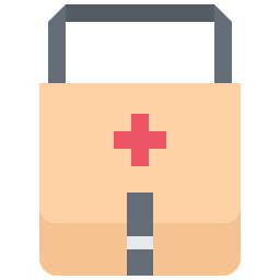 First aid kit icon