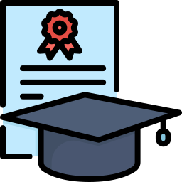 diploma de graduación icono