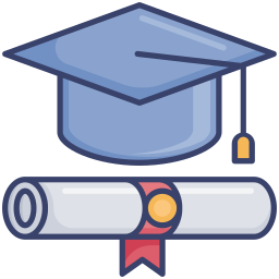 Graduation cap icon